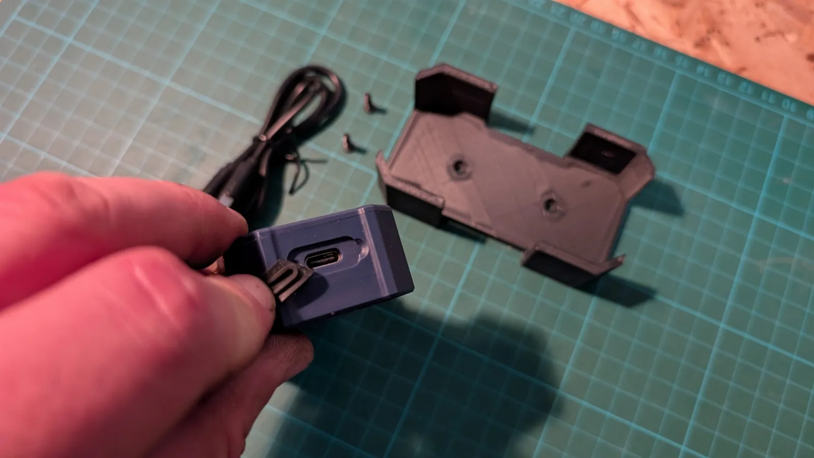 Inclinómetro digital con soporte 3D para nivelar furgoneta