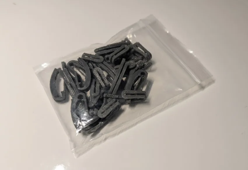 Ganchos para las cortinas VW T4 – Pack de 24 unidades