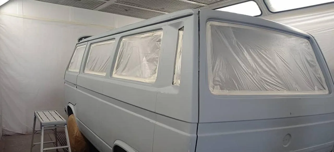 ¿Cuánto cuesta pintar la furgoneta VW T3?