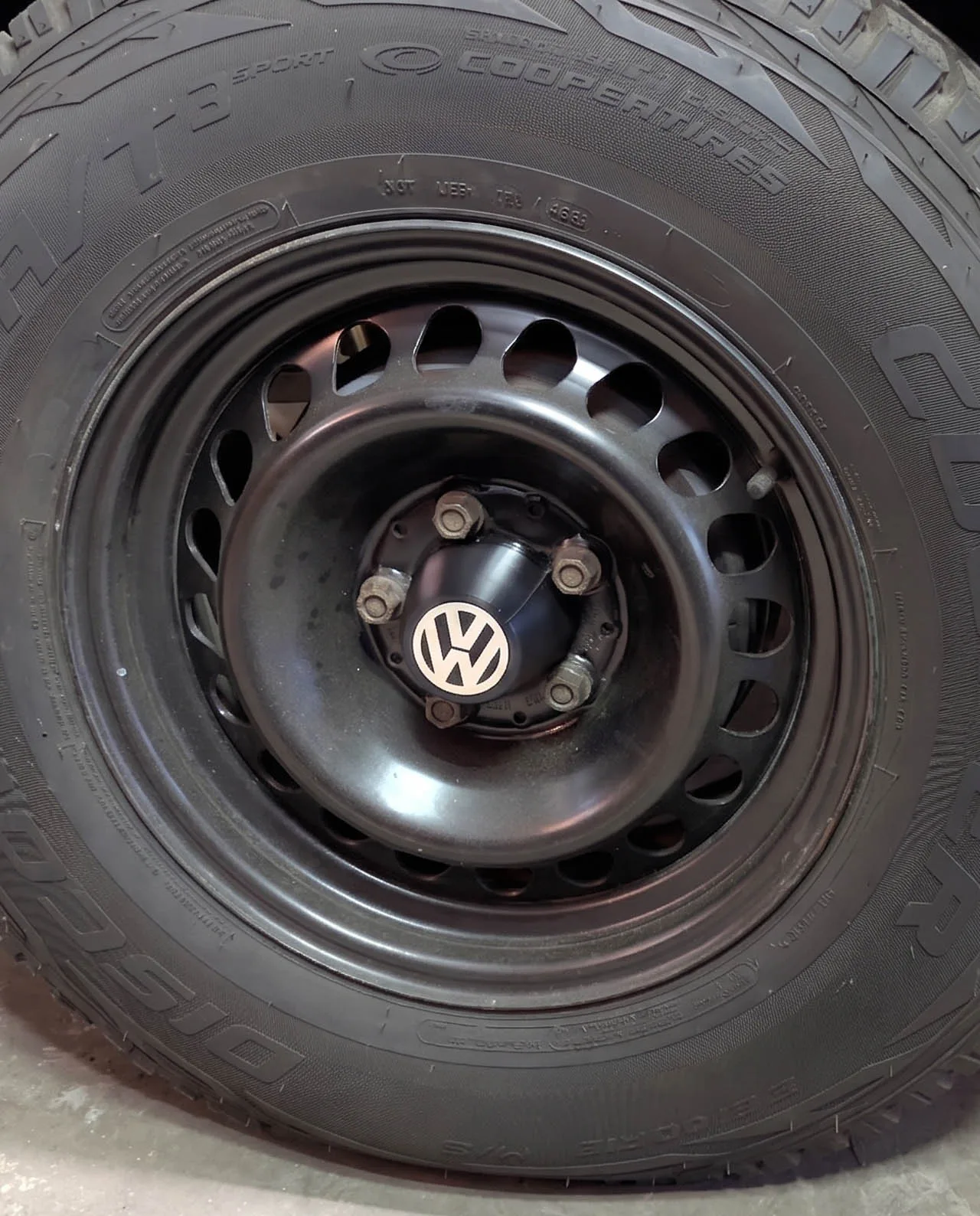 Tapas buje para VW T3 - vista 2