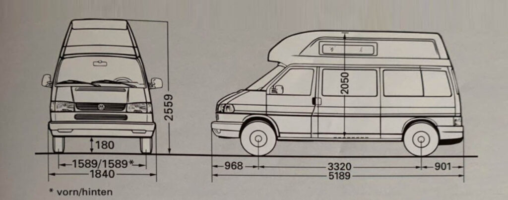 Medidas Vw T4 California Exclusive